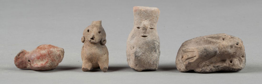 One mayan figure and three pieces (1 of 1)