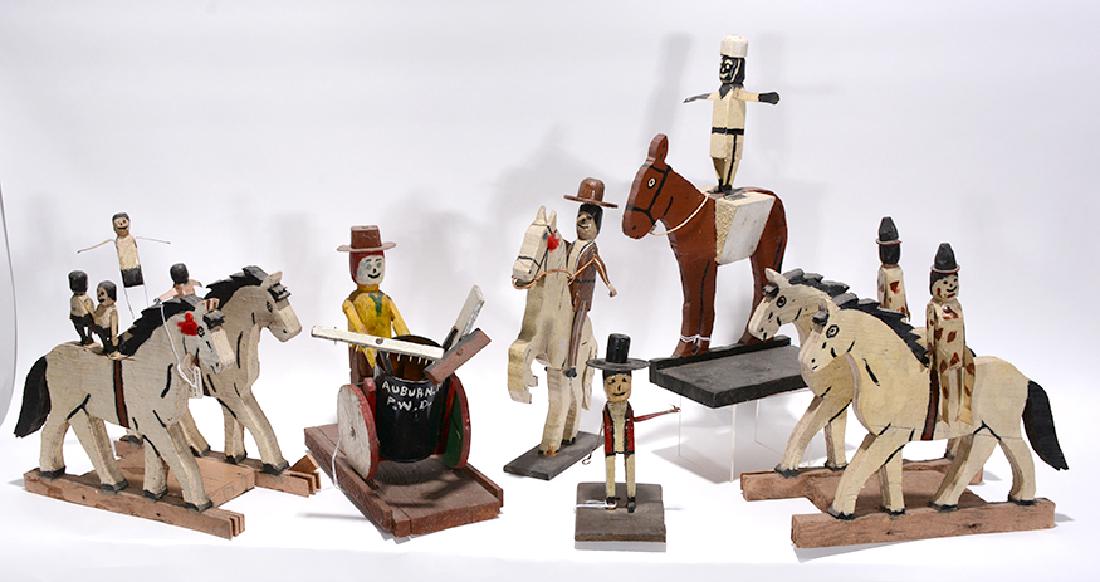 Dunn's Toyland Window Display. 6 Circus Figures. (1 of 7)