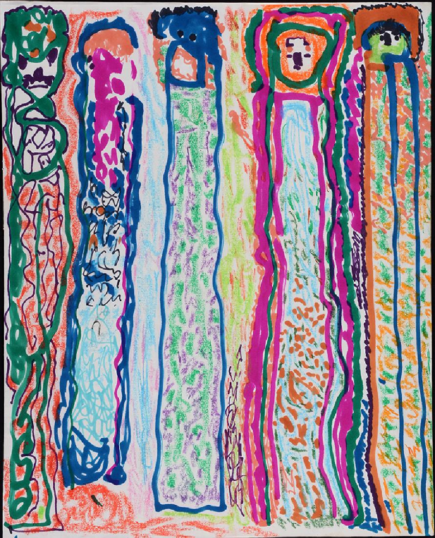 J.B. Murry.  Untitled Tall Figures. (1 of 1)