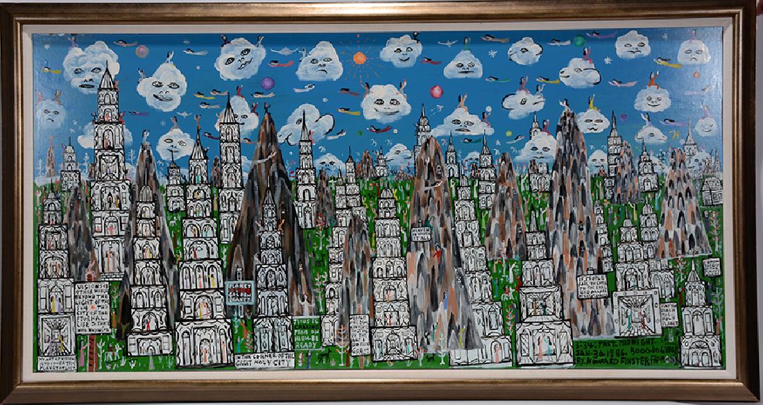 Howard Finster.  Heaven Is Worth It All. (1 of 8)