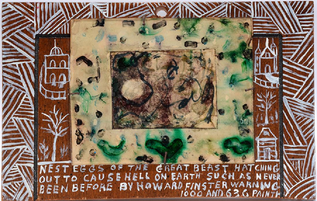 Howard Finster. Nest Eggs Of The Great Beast. (1 of 4)