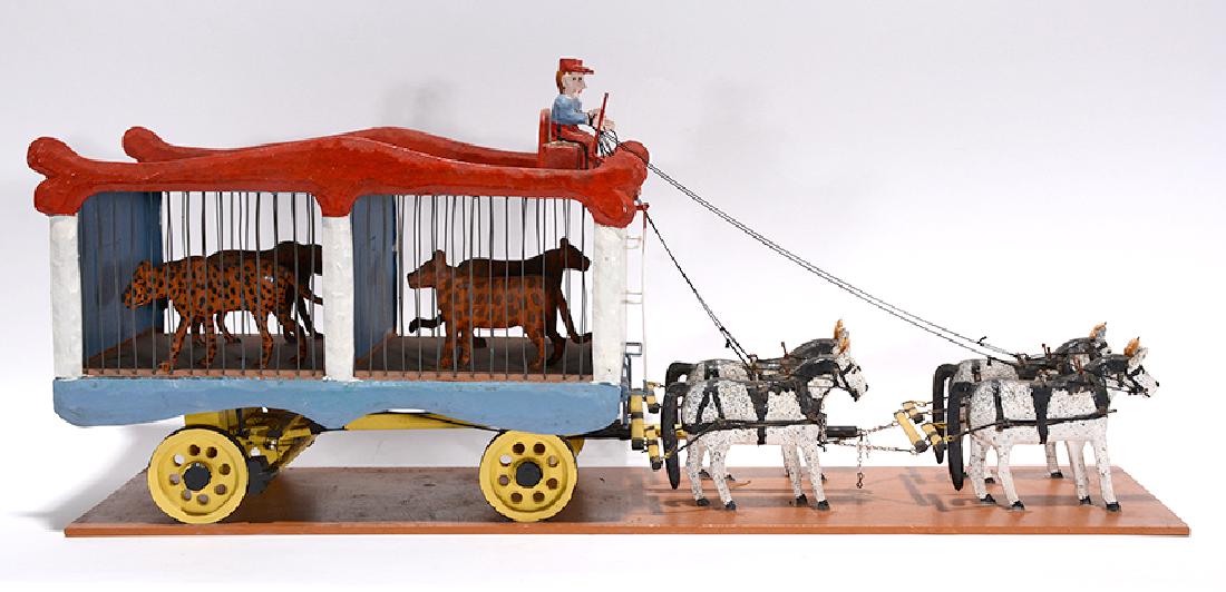 Curtis Roscoe Wolfe. Circus Wagon w Cheetahs. (1 of 6)