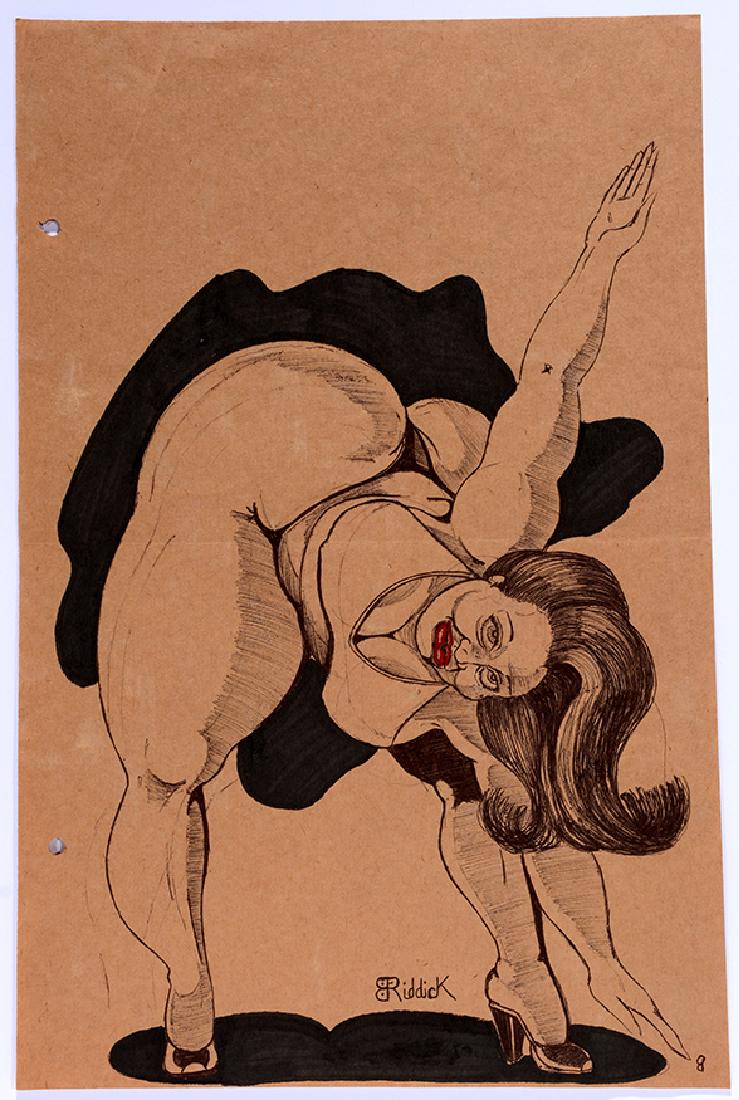 B.E. Riddick.  Windmill Toe Touches In Bikini. (1 of 1)