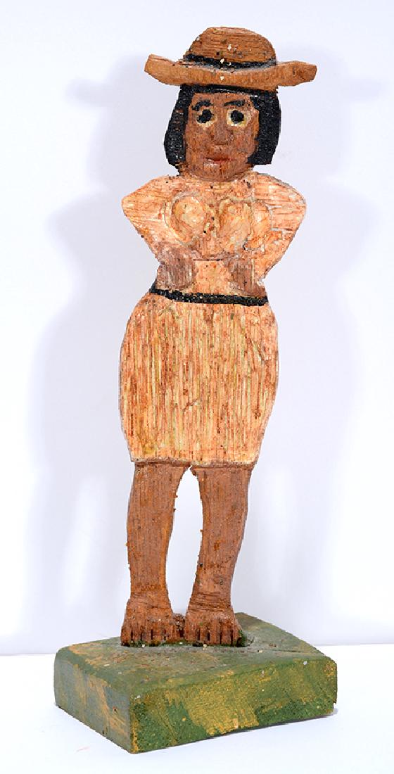 Elijah Pierce.  Free Standing Woman. (1 of 4)