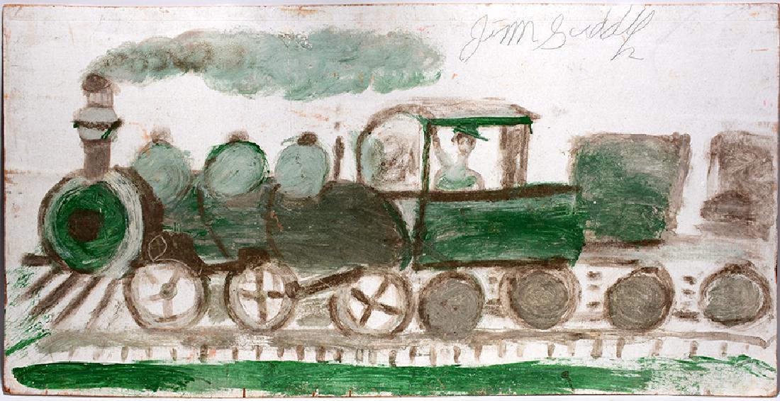 Jimmy Lee Sudduth.  Train. (1 of 1)