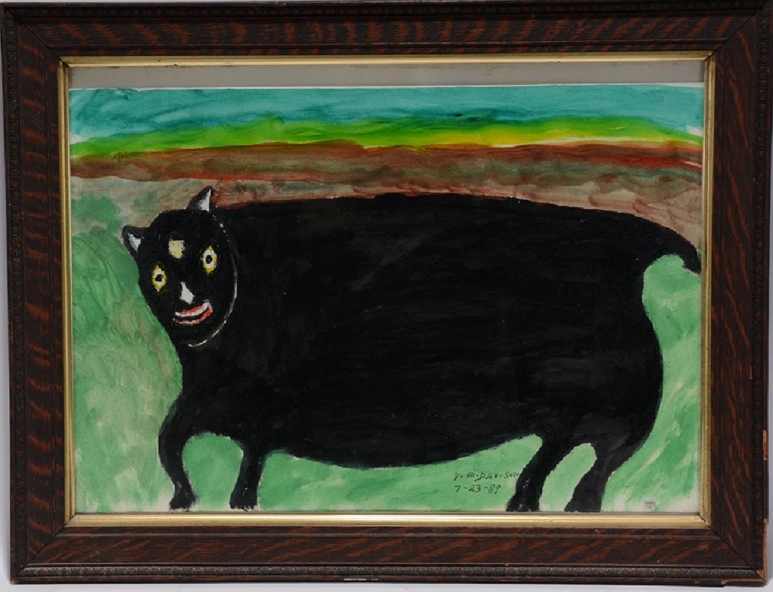 William Dawson.  Black Fat Cat. (1 of 2)