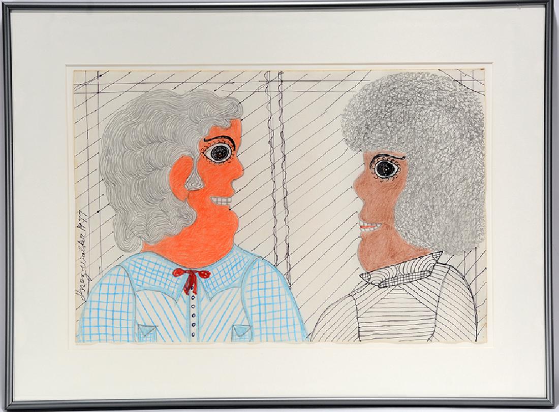 Inez Nathaniel Walker. 2 Women In Profile. (1 of 1)