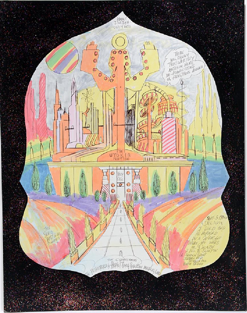 Royal Robertson. Utokia (sic) Nation & Calendar. (1 of 2)