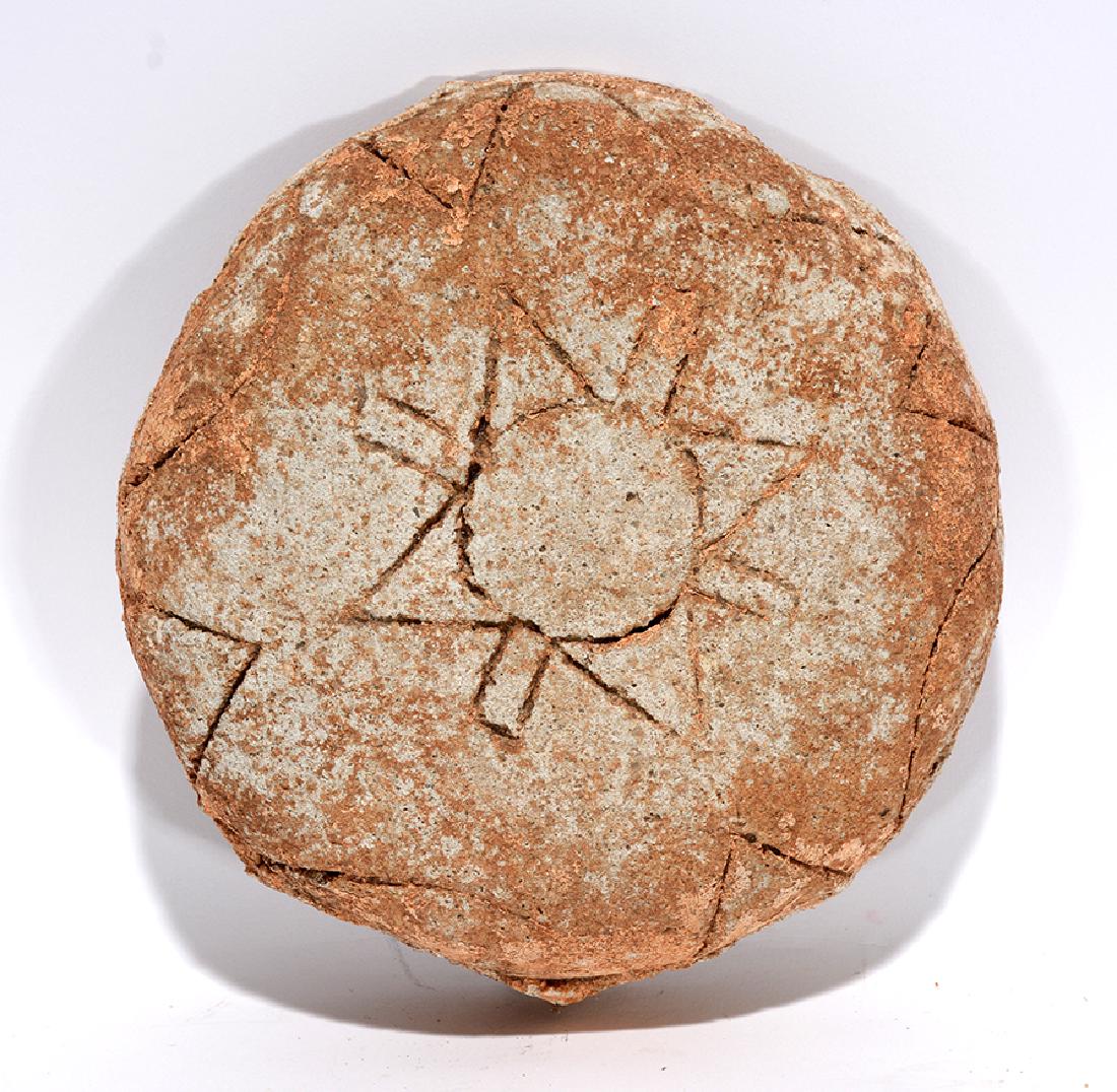 St. E.O.M. Concrete Disk From Original Wall. (1 of 2)