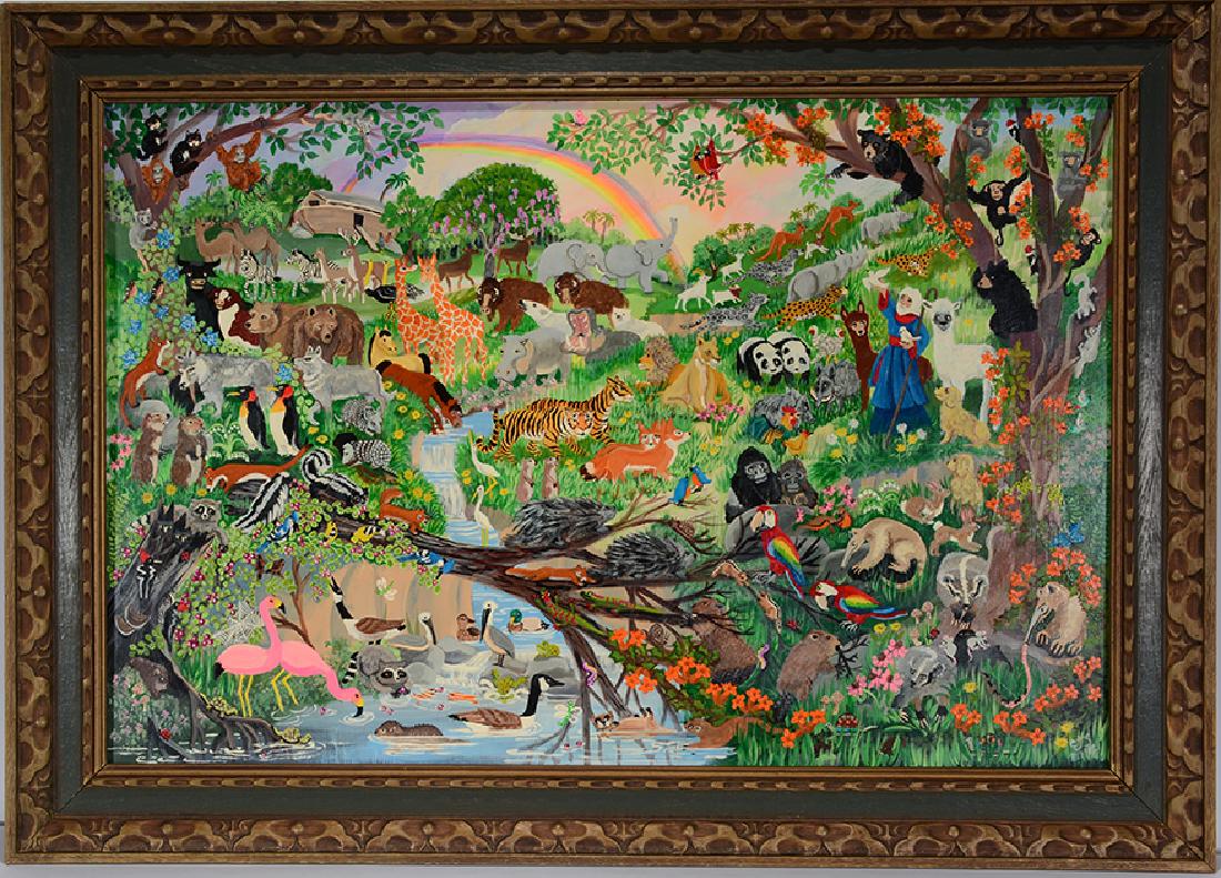 Carol Salas.  After The Flood With Rainbow. (1 of 4)