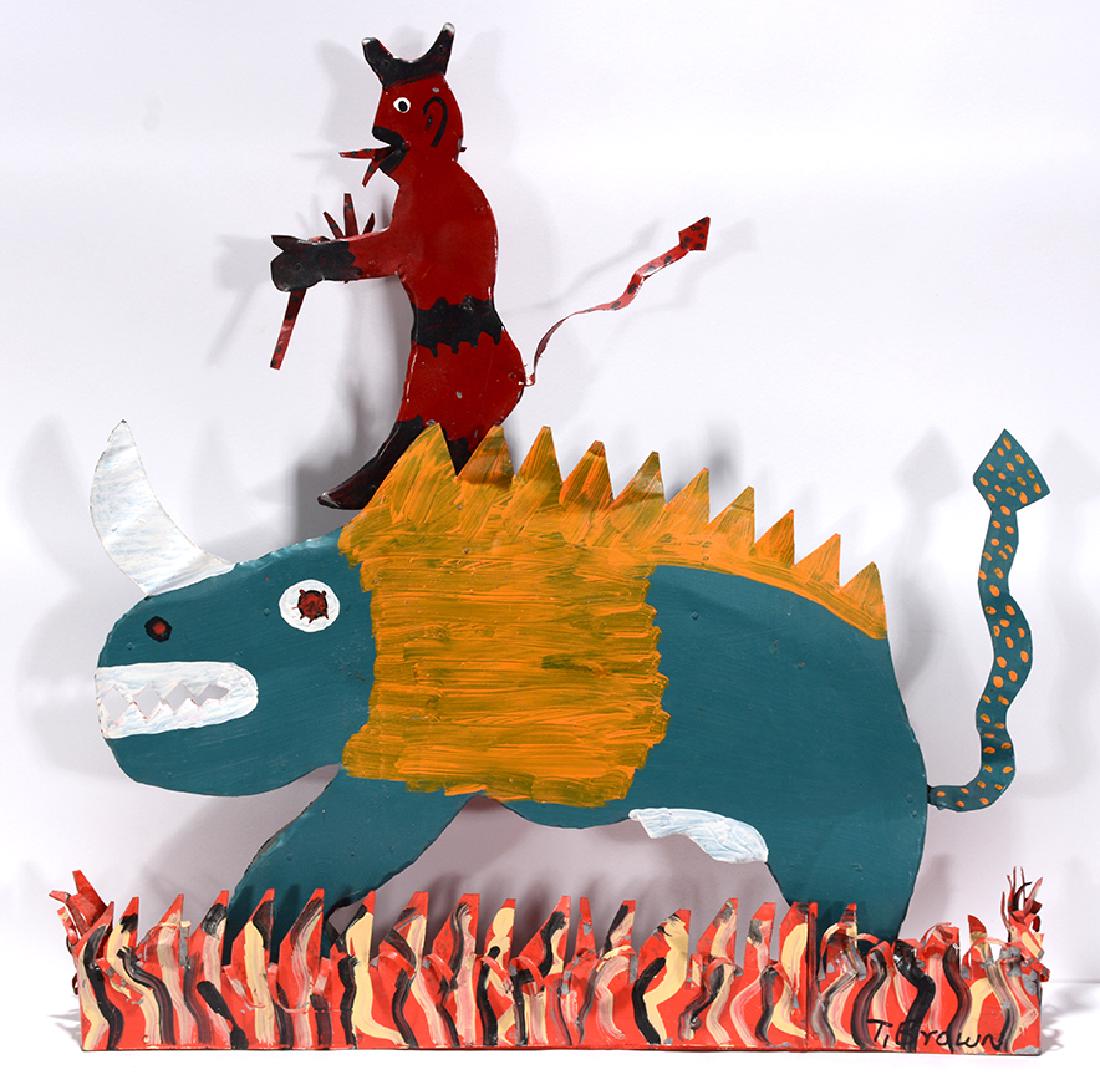 Tubby Brown.  Devil Riding Hell Hog. (1 of 1)