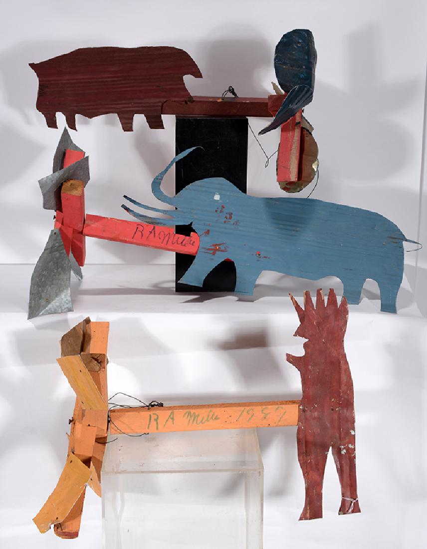 R.A. Miller.  Three Early Whirligigs. (1 of 1)