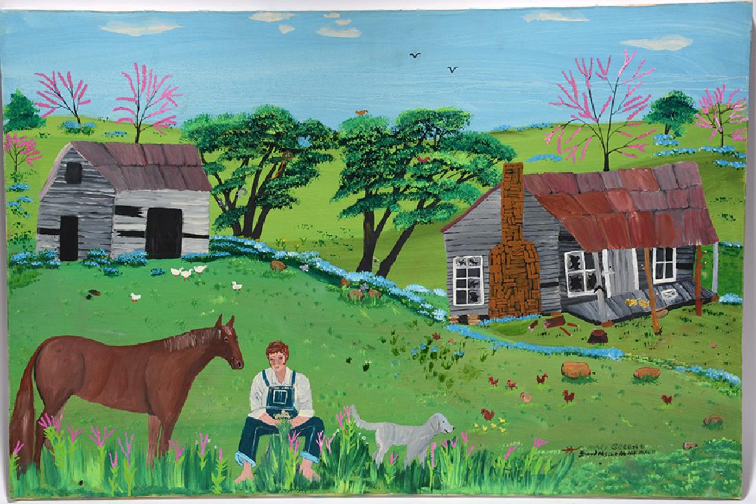 Mary Greene.  Grandpa Old Home Place. (1 of 2)