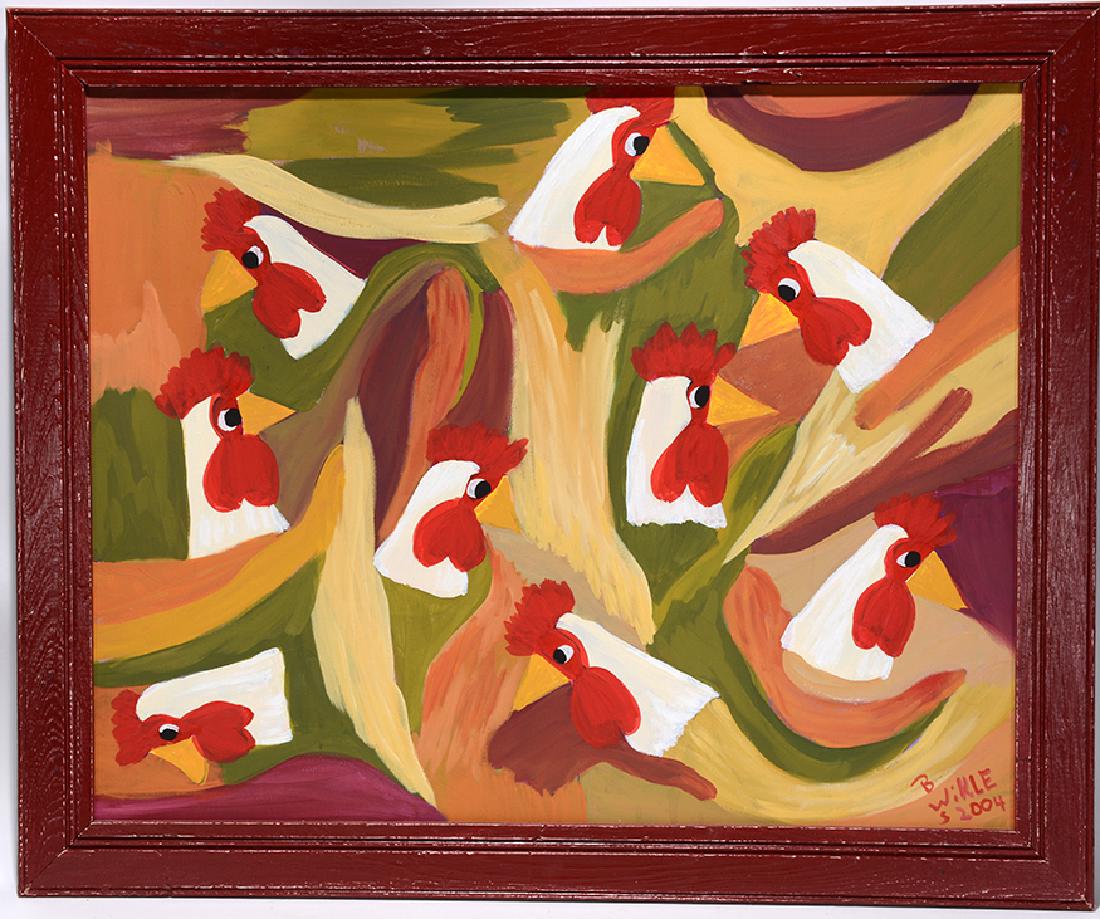 Barbara Wikle.  Chicken Feeding. (1 of 1)