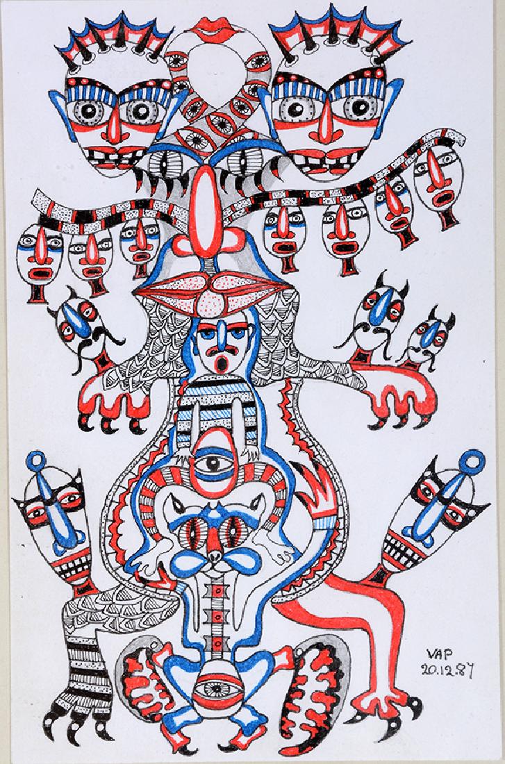 Valerie Potter.  Multi-Head Monster. (1 of 2)