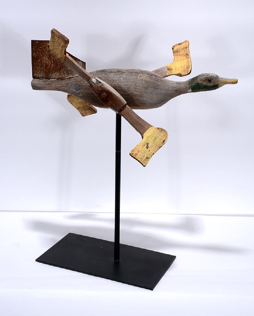 Flying Mallard Duck Whirligig. (1 of 4)