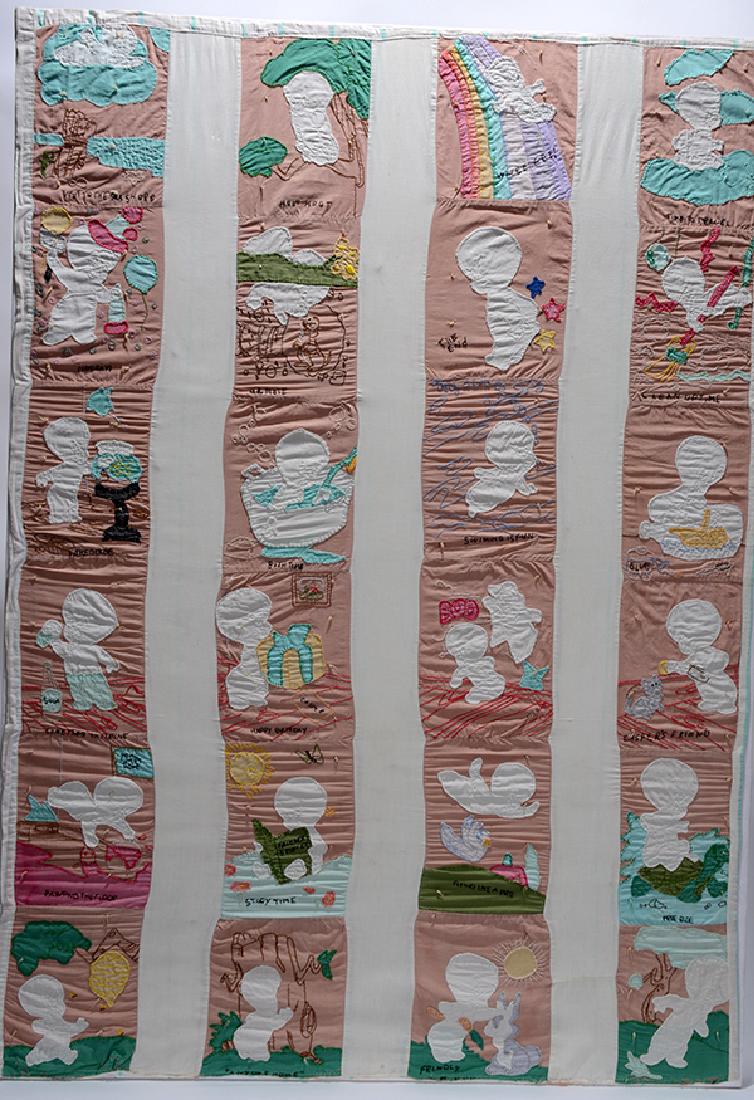 Casper The Ghost Baby Quilt. (1 of 4)