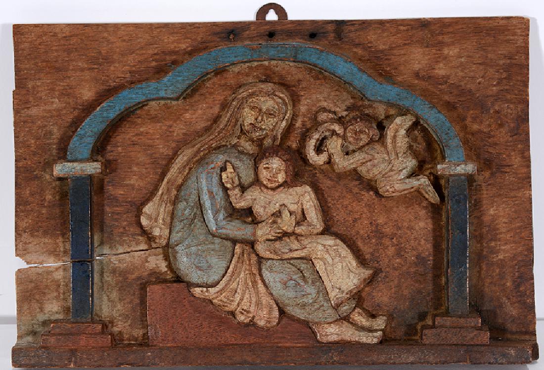 Madonna & Child With Angel. (1 of 3)