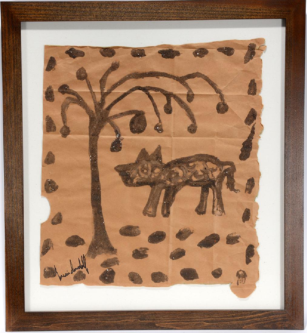 Brian Dowdall. Dog Under Apple Tree. (1 of 1)