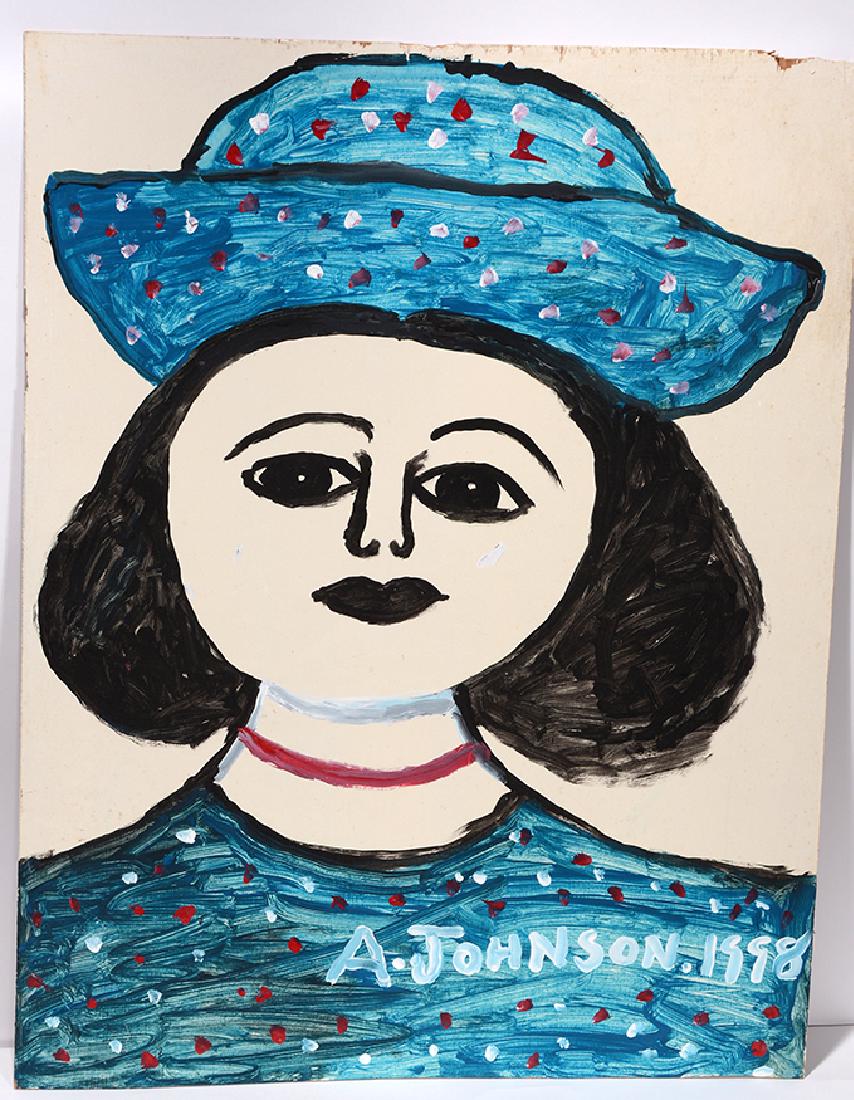 Anderson Johnson. Girl With Blue Hat. (1 of 1)