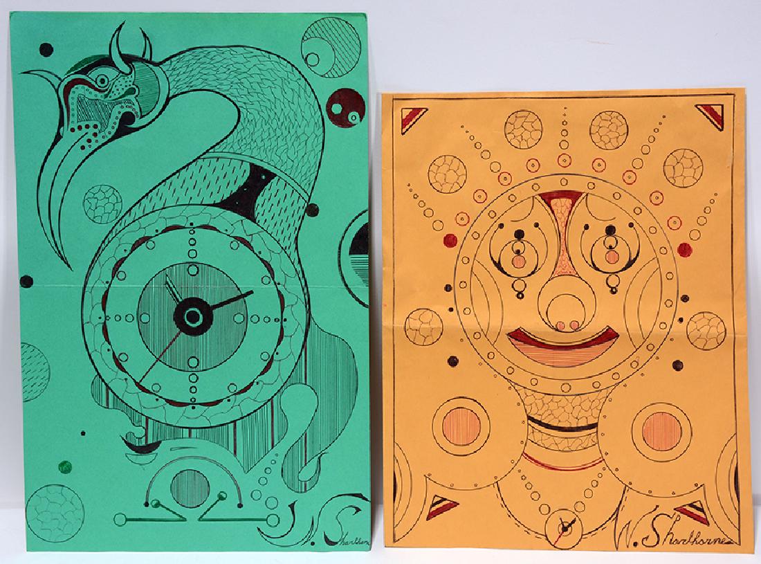 Welmon Sharlhorne. Pair Of Works. (1 of 1)