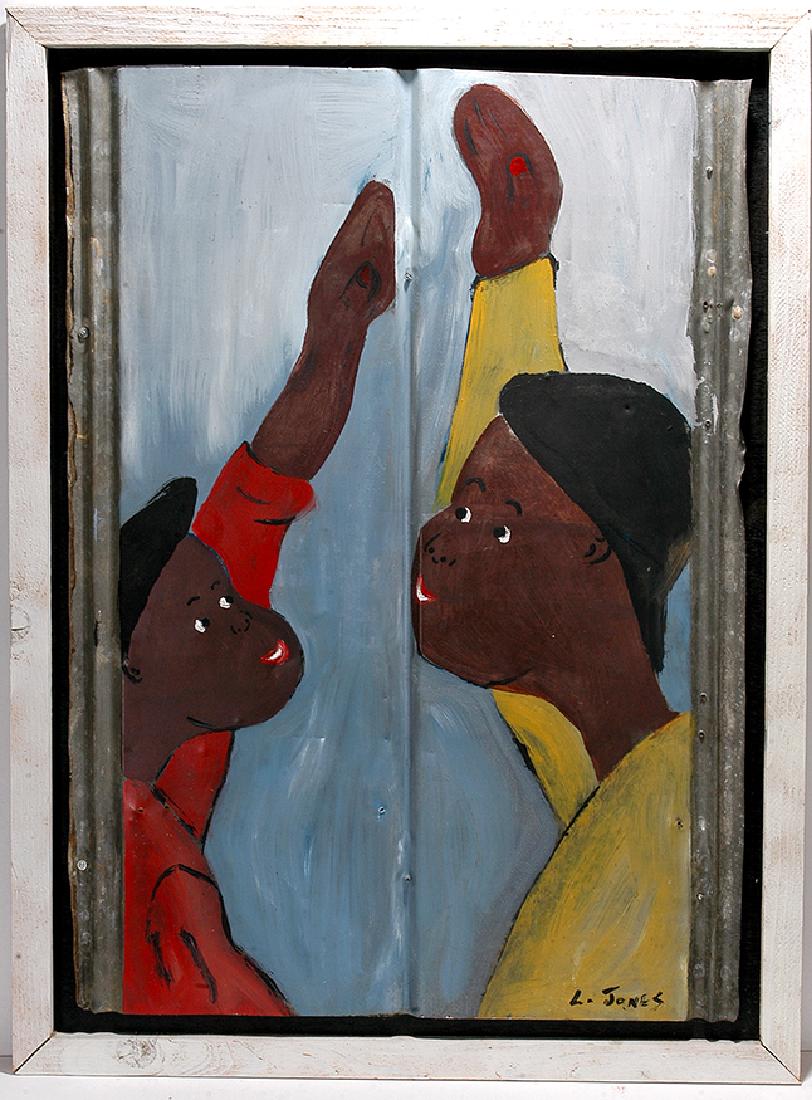 Leonard Jones. High Fiving. (1 of 1)