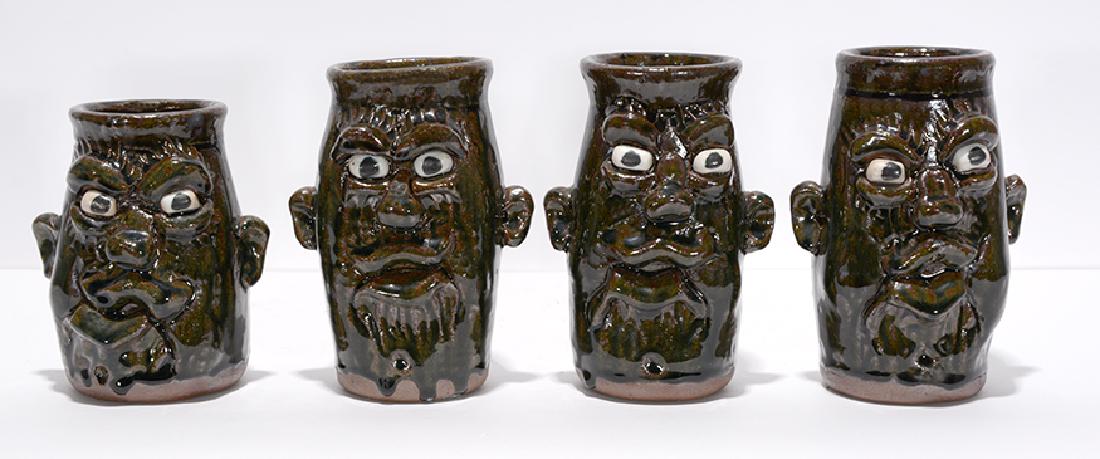 Clete Meaders, Jr. Group Of Four Mugs. (1 of 3)