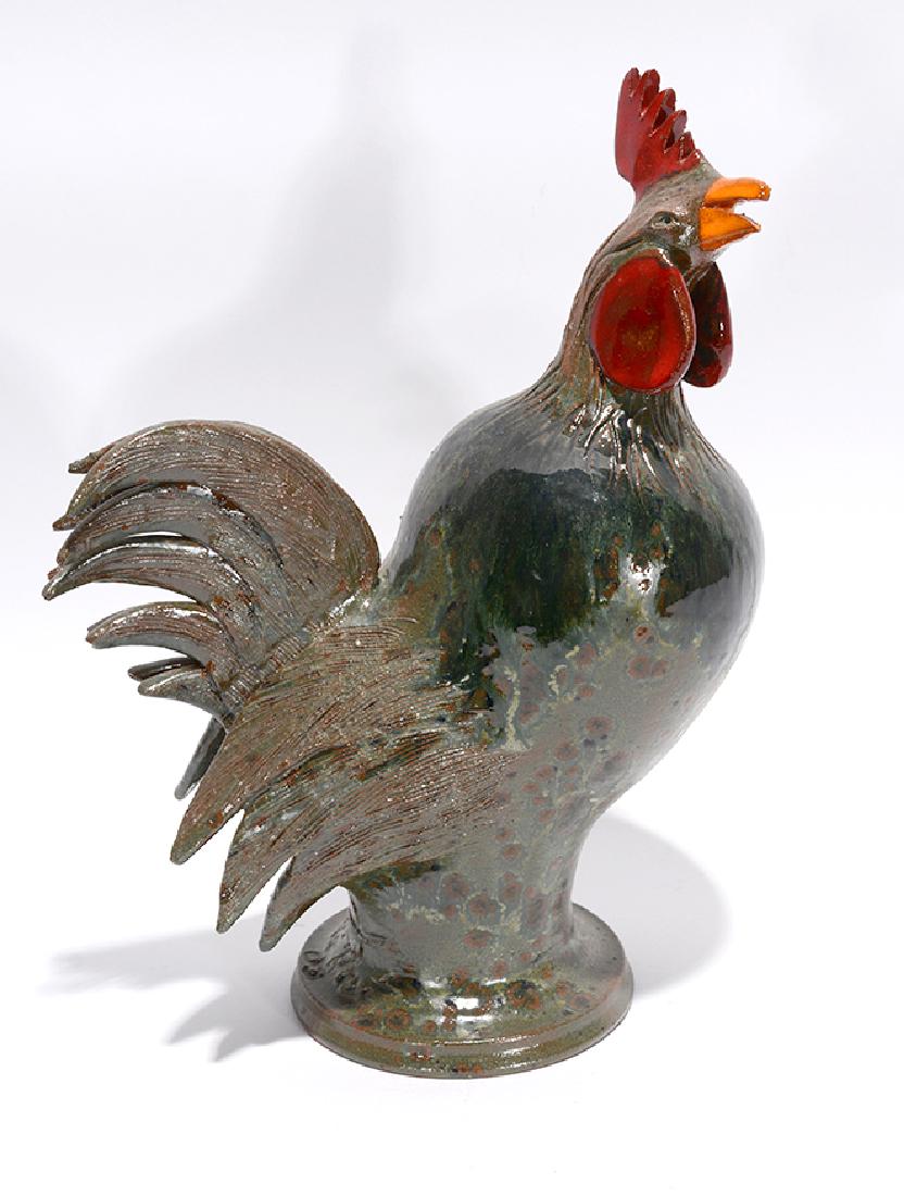 Charlie West. Small Green Rooster. (1 of 2)