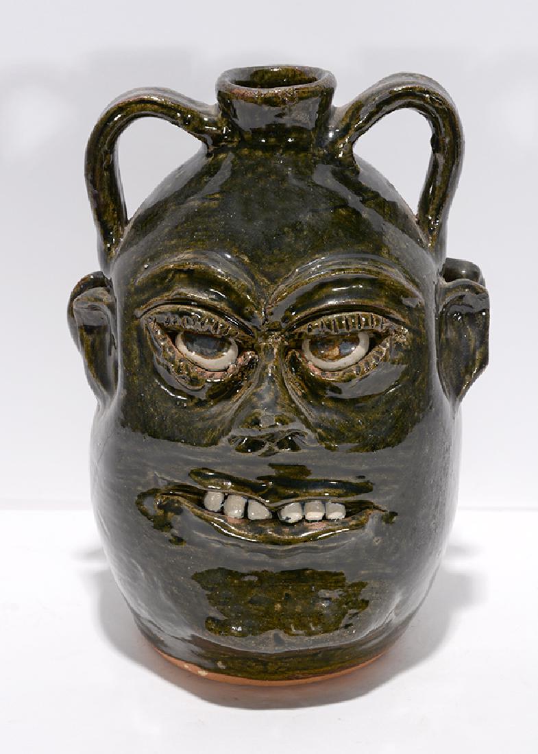 Cleater and Billie Meaders. Double-Sided Face Jug. (1 of 4)