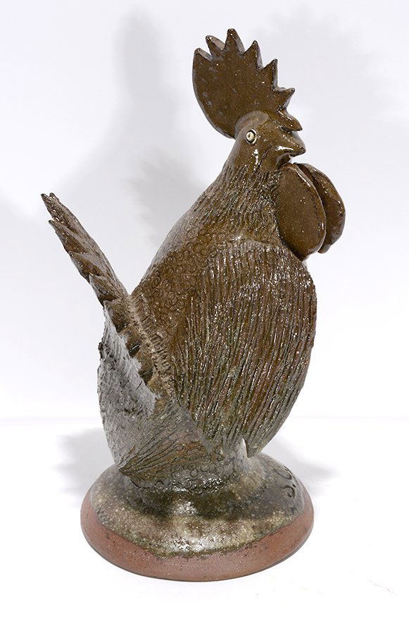 Billy Henson. Rare Green Rooster. (1 of 2)