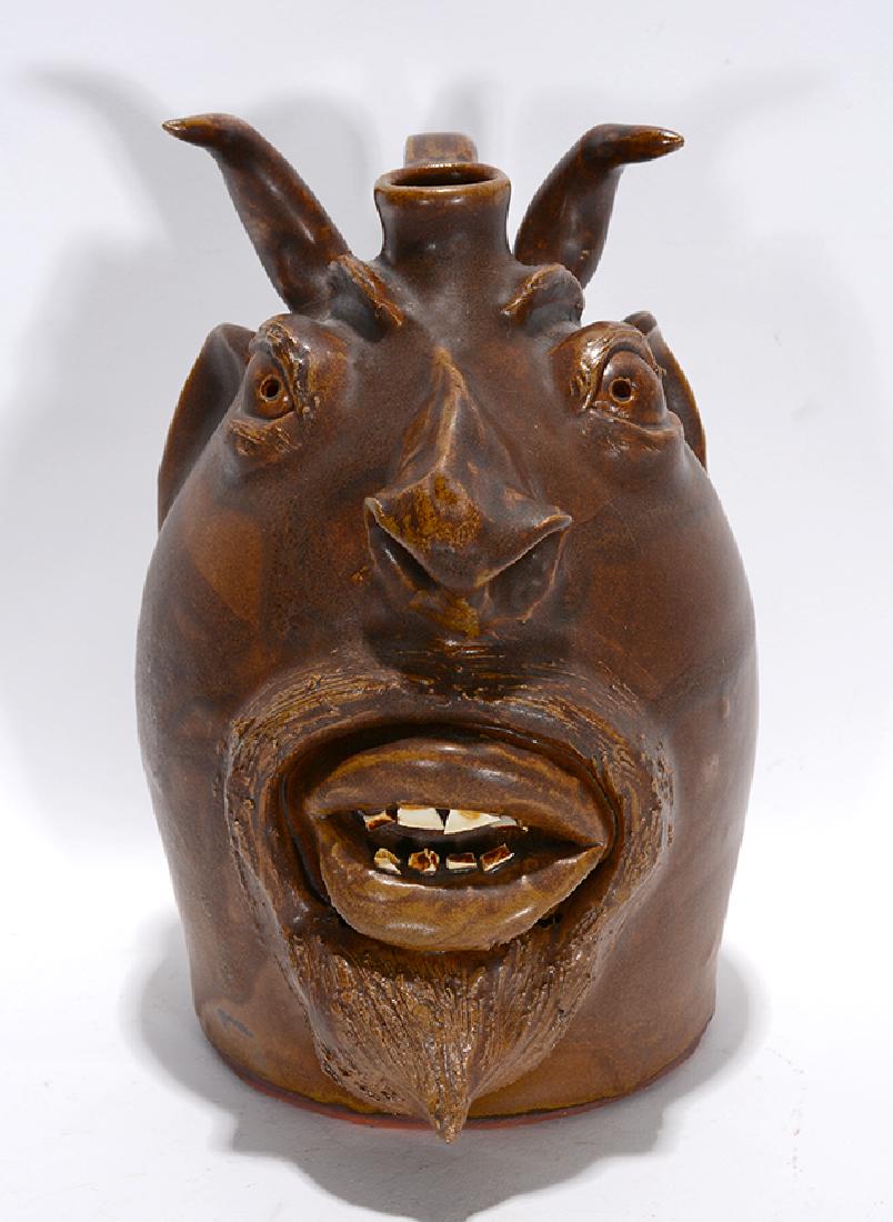 Robert Brown. Devil Face Jug. (1 of 3)