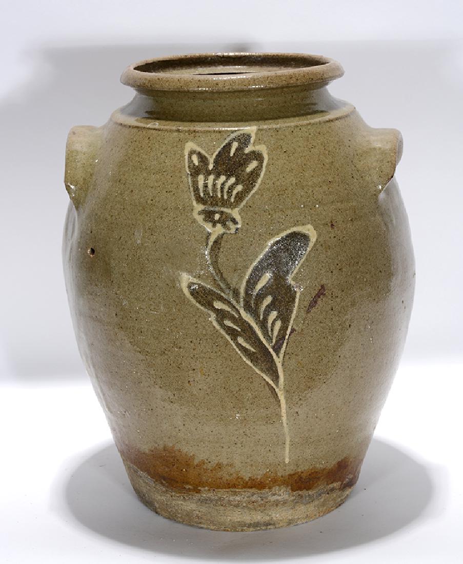 Colin  Rhodes (attrib.) Decorated Tulip Jar. (1 of 6)