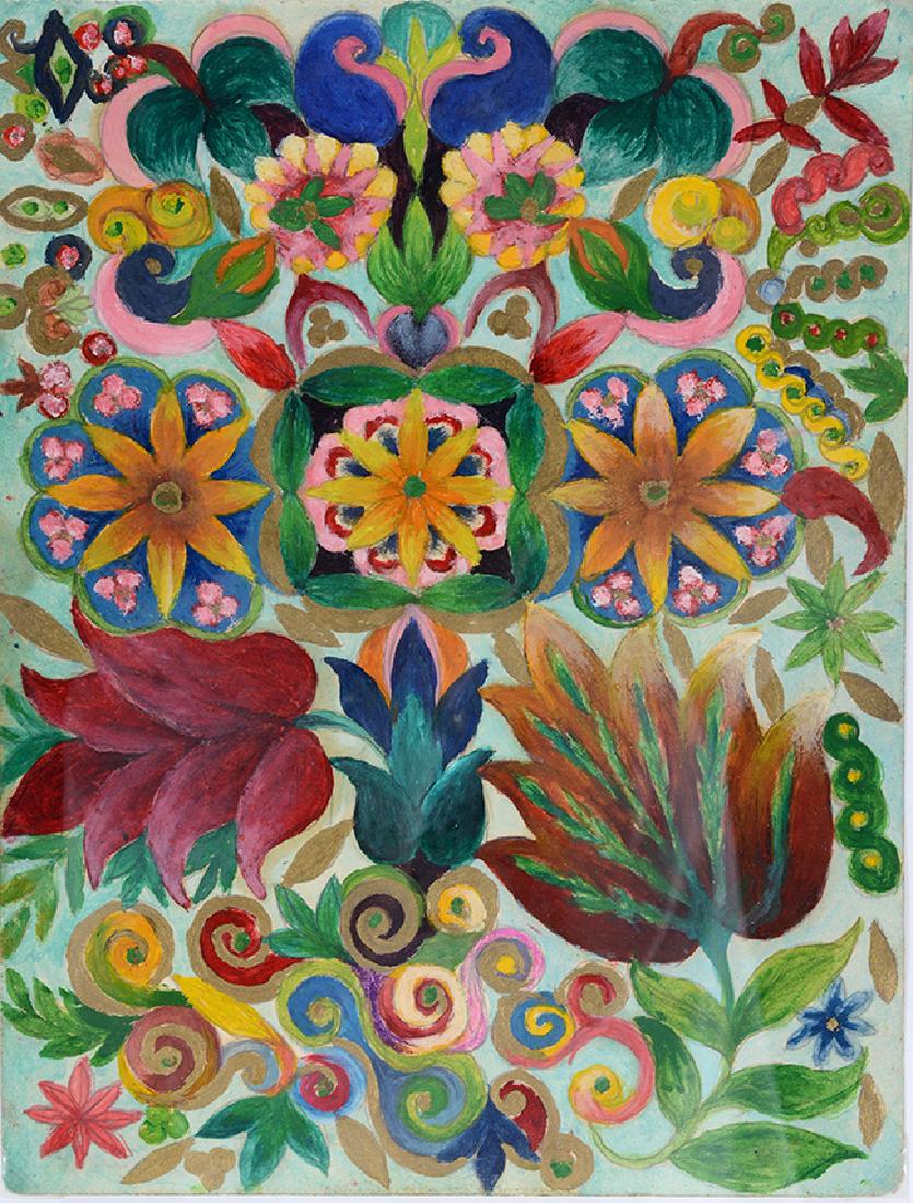 Minnie Evans. Floral Design. (1 of 7)