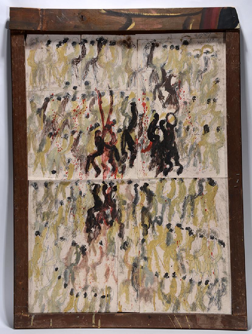 Purvis Young. Crowd. (1 of 2)