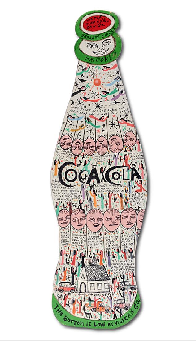 Howard Finster. Coca-Cola Bottle. (1 of 3)