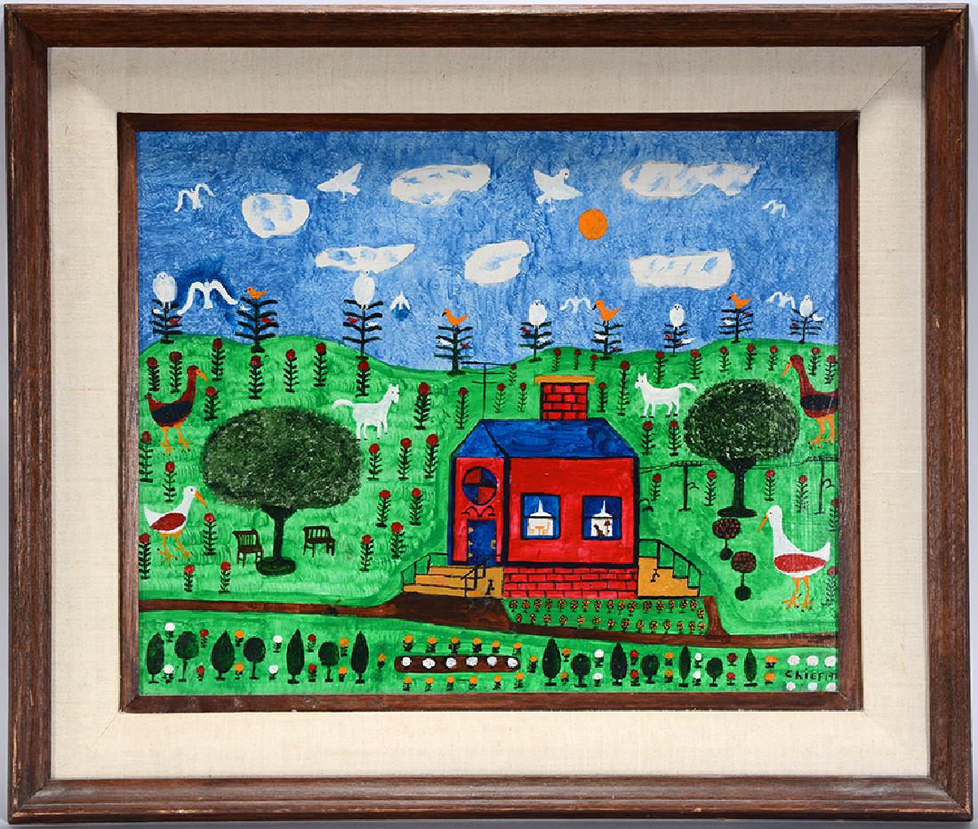 Chief Wiley. White Horses, Ducks, Doves and Owls. (1 of 4)