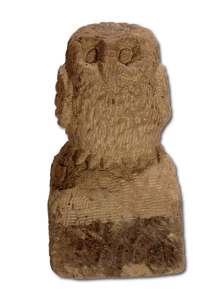 Anonymous Carved Stone Owl. (1 of 6)