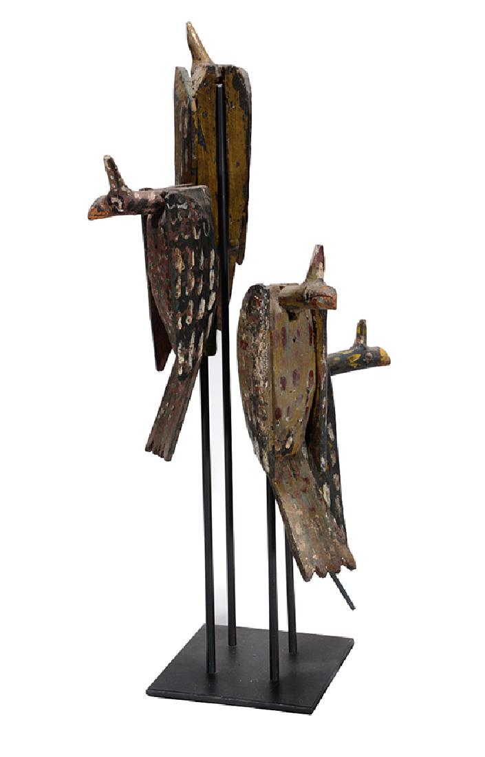 Anonymous Four Woodpeckers On Base. (1 of 6)