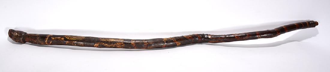 Vernon Edwards. Rattlesnake Walking Stick. (1 of 3)