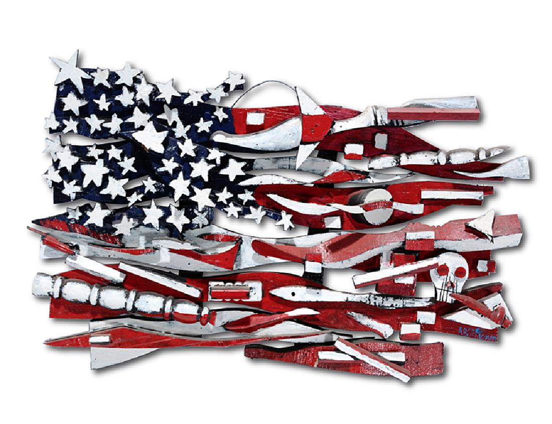 Ab The Flagman. Flag With Rare Skull. (1 of 2)