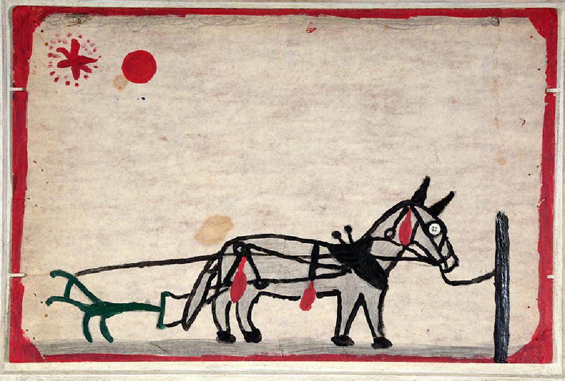 Willie Massey. Mule With Harness. (1 of 2)