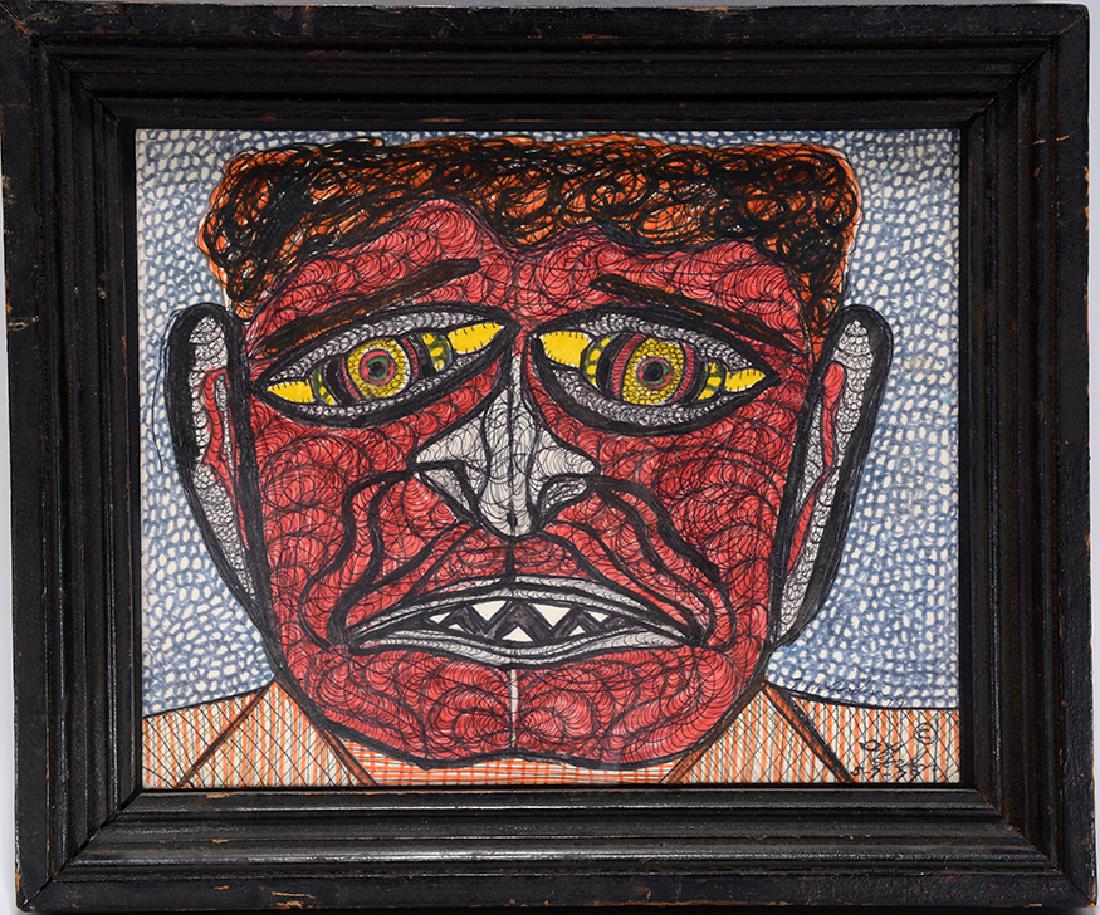 Ted Gordon. Red Face Man. (1 of 2)