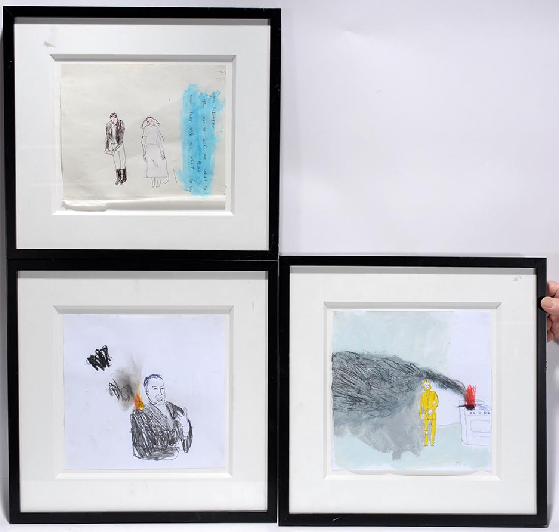 Clint Griffin. Three Framed Works (1 of 1)