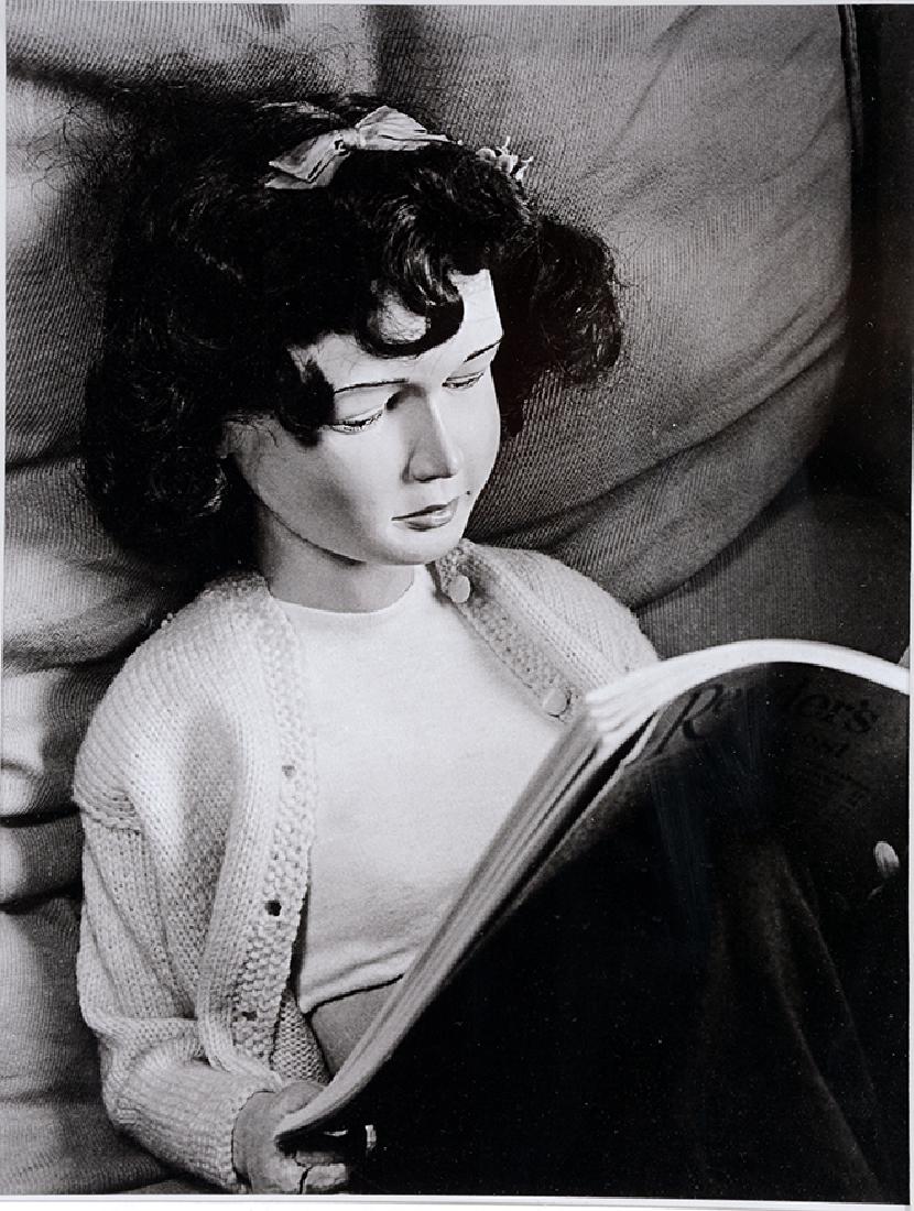 Morton Bartlett. Black And White Photo Of Doll. (1 of 2)