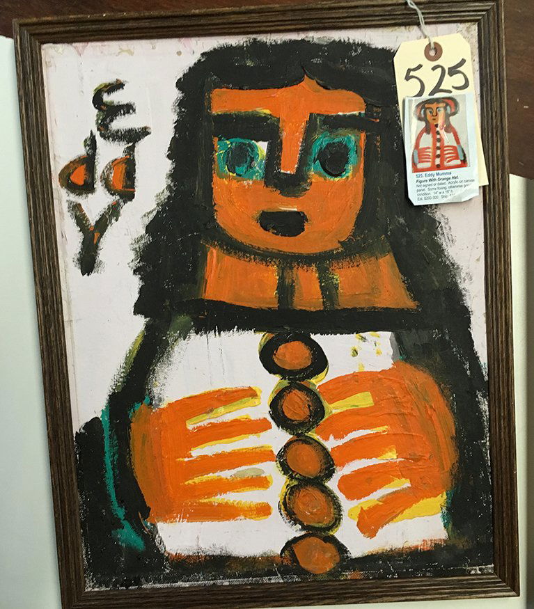 Eddy Mumma. Orange Figure (Wrong Photo in Catalog) (1 of 1)