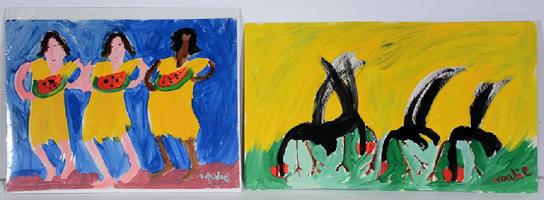 Woodie Long. Girls With Melons and Black Crows. (1 of 1)