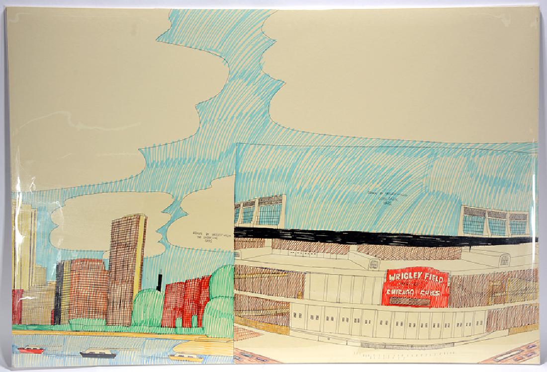 Wesley Willis. Wrigley Field. (1 of 2)