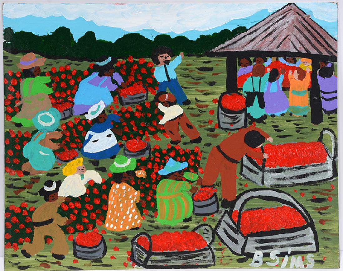 Bernice Sims. Strawberry Picking. (1 of 1)