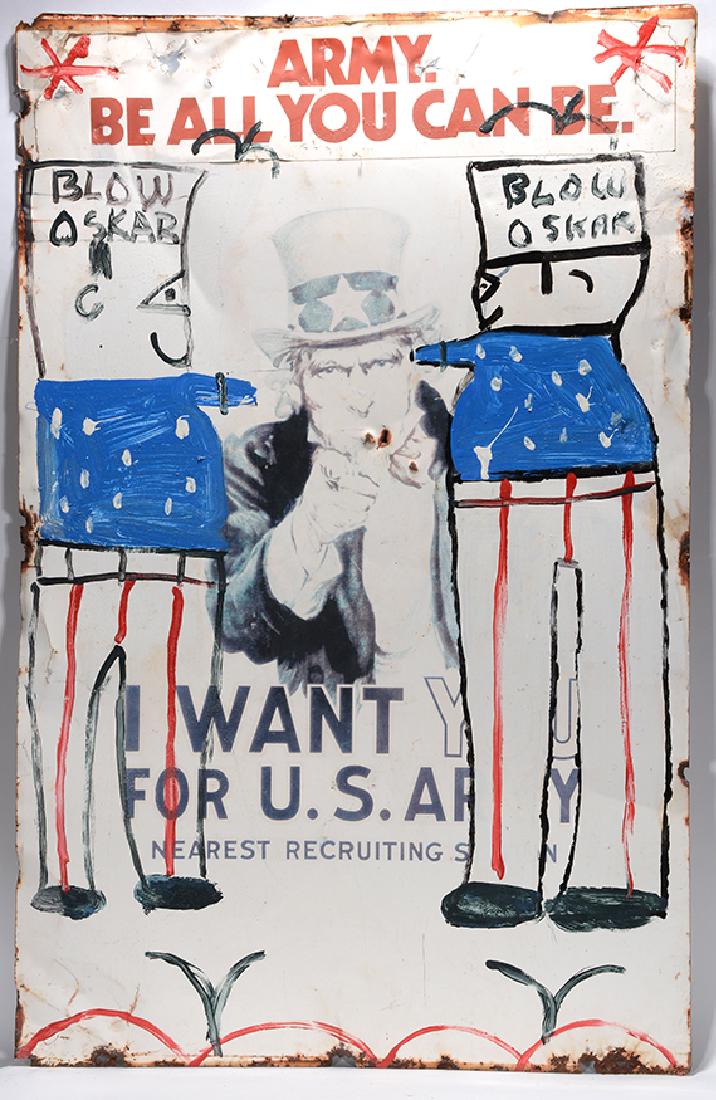 R.A. Miller. Army. Be All You Can Be. Sign. (1 of 2)