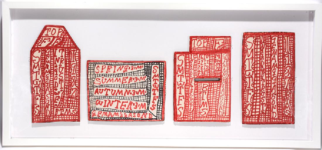 Z.B. Armstrong. Four Calendars Framed Together. (1 of 1)